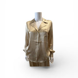 PAIGE Silk Two-Piece Set: Garret Pant & Capriana Shirt NWT