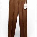 VALENTINO GARAVANI High Waist Silk Trousers NWT