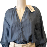 VERONICA BEARD Blue Ailani Top NWT Size S