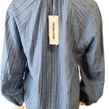 VERONICA BEARD Blue Ailani Top NWT Size S