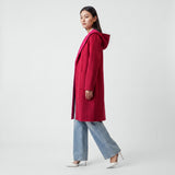 ELIE TAHARI Wool Cashmere Double Face Wrap Coat Size XS