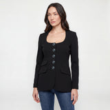 RAG & BONE Roslyn Ponte U-Neck Blazer