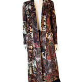 ROBERT GRAHAM Ophelia velvet topper coat NWOT Size XS
