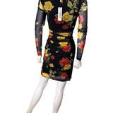 L'AGENCE Reiner Floral Long Sleeve Minidress NWT Size 2