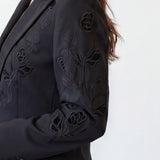 ELIE TAHARI Blair Embroidered Blazer