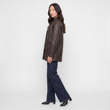 Woven Leather Jacket | Espresso Brown (Coming Soon)